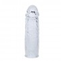 BAILE FUNDA LILA PARA EL PENE EN SILICONA ADAPTABLE 13 CM