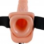 FETISH FANTASY SERIES 9 HOLLOW STRAP ON WITH BALLS 229CM NATURAL