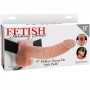 FETISH FANTASY SERIES 9 HOLLOW STRAP ON WITH BALLS 229CM NATURAL