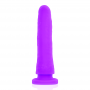 DELTA CLUB DILDO REALISTA LILA SILICONA MEDICA 20 CM O 4 CM