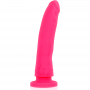 DELTA CLUB DILDO REALISTA ROSA SILICONA MEDICA 23 CM O 45 CM