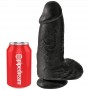 KING COCK PENE REALiSTICO CHUBBY 23 CM NEGRO