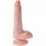 KING COCK PENE REALiSTICO CON TESTiCULOS 135 CM NATURAL