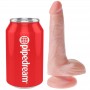 KING COCK PENE REALiSTICO CON TESTiCULOS 135 CM NATURAL