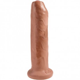 KING COCK PENE REALiSTICO CON PREPUCIO 178 CM CARAMELO