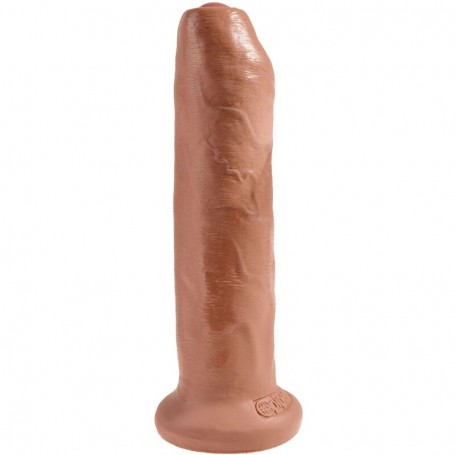 KING COCK PENE REALiSTICO CON PREPUCIO 178 CM CARAMELO