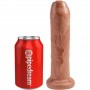 KING COCK PENE REALiSTICO CON PREPUCIO 178 CM CARAMELO