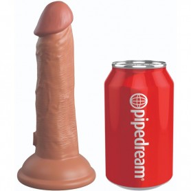 KING COCK eLITE DILDO REALiSTICO SILICONA 152 CM CARAMELO