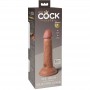 KING COCK eLITE DILDO REALiSTICO SILICONA 152 CM CARAMELO