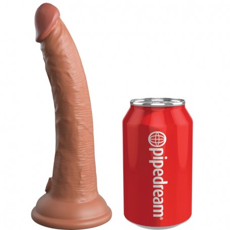 KING COCK eLITE DILDO REALiSTICO SILICONA 178 CM CARAMELO