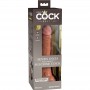 KING COCK eLITE DILDO REALiSTICO SILICONA 178 CM CARAMELO