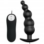 PRETTY LOVE PLUG ANAL SILICONA ESTIMULACIoN EXTRA Y 12 MODOS VIBRACIoN NEGRO CONTROL REMOTO
