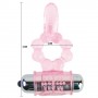 BAILE ANILLO SILICONA 10 RITMOS LENGUA CON VIBRACIoN ROSA