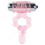 BAILE ANILLO SILICONA 10 RITMOS LENGUA CON VIBRACIoN ROSA