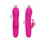 PRETTY LOVE FLIRTATION VIBRADOR CON RABBIT CAESAR