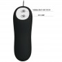 PRETTY LOVE PLUG ANAL SILICONA FORMA ANCLA 12 MODOS VIBRACIoN NEGRO
