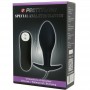 PRETTY LOVE PLUG ANAL SILICONA FORMA ANCLA 12 MODOS VIBRACIoN NEGRO