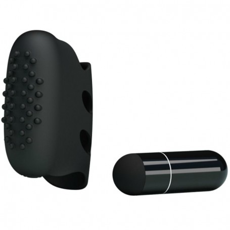 PRETTY LOVE FLIRTATION DEDAL CON VIBRACIoN STEWARD NEGRO