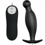 PRETTY LOVE PLUG ANAL SILICONA 12 MODOS VIBRACIoN NEGRO