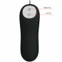 PRETTY LOVE PLUG ANAL SILICONA 12 MODOS VIBRACIoN NEGRO