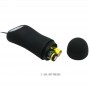 PRETTY LOVE PLUG ANAL SILICONA 12 MODOS VIBRACIoN NEGRO