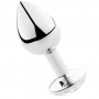 SECRETPLAY PLUG ANAL ALUMINIO TRANSPARENTE 7 CM