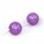 BAILE A DEEPLY PLEASURE BOLAS TEXTURADAS MORADO 360 CM