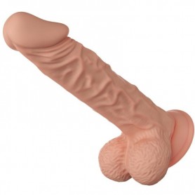 BAILE BEAUTIFUL ENCOUNTER BURAQ DILDO REALiSTICO FLEXIBLE 24 CM NATURAL