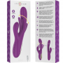 INTENSE APOLO VIBRADOR MULTIFUNCIoN RECARGABLE 7 VIBRACIONES CON LENGUA OSCILANTE MORADO