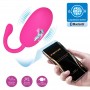 PRETTY LOVE DOREEN HUEVO VIBRADOR RECARGABLE MAGENTA CONTROL REMOTO