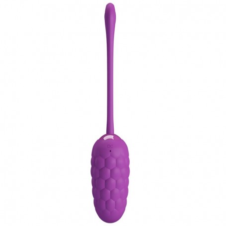 PRETTY LOVE HUEVO VIBRADOR CON TEXTURA MARINA RECARGABLE MORADO