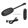 PRETTY LOVE DOREEN HUEVO VIBRADOR DE LUJO RECARGABLE NEGRO CONTROL REMOTO
