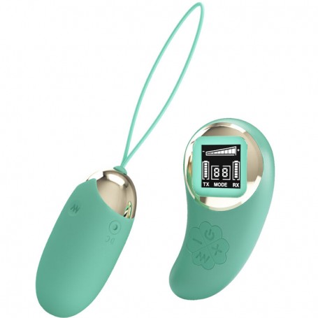 PRETTY LOVE MINA HUEVO VIBRADOR CONTROL REMOTO VERDE