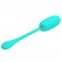 PRETTY LOVE JULIUS HUEVO VIBRADOR IMPERMEBLE RECARGABLE VERDE AGUA