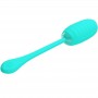 PRETTY LOVE KIRK HUEVO VIBRADOR RECARGABLE VERDE AGUA