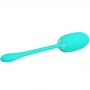 PRETTY LOVE KIRK HUEVO VIBRADOR RECARGABLE VERDE AGUA
