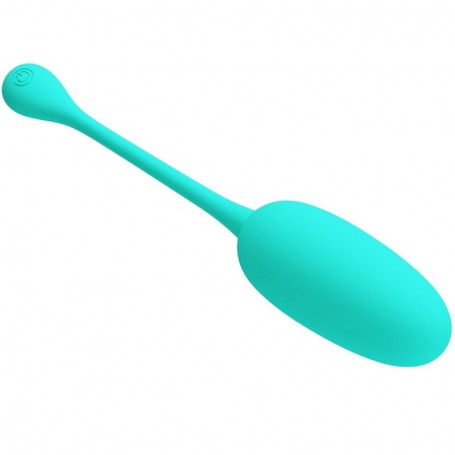 PRETTY LOVE KNUCKER HUEVO VIBRADOR RECARGABLE VERDE AGUA