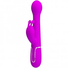 PRETTY LOVE DEJON VIBRADOR RABBIT 3 EN 1 MULTIFUNCIoN VIOLETA