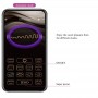 PRETTY LOVE NYMPH HUEVO VIBRADOR CONTROLADO POR APP LILA