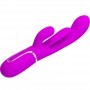 PRETTY LOVE SHANIA TRIPLE VIBRADOR RABBIT MULTIFUNCIoN ROSA