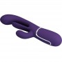PRETTY LOVE SHANIA TRIPLE VIBRADOR RABBIT MULTIFUNCIoN MORADO