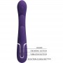 PRETTY LOVE SHANIA TRIPLE VIBRADOR RABBIT MULTIFUNCIoN MORADO