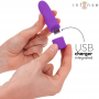 INTENSE SYMONE BALA VIBRADORA RECARGABLE POR USB 8 VIBRACIONES MORADO 10 X 22 CM