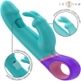 INTENSE MoNICA VIBRADOR RABBIT CON ESTIMULADOR ROTATORIO DEL PUNTO G AZUL