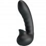 PRETTY LOVE HOBGOBLIN FUNDA VIBRADORA PARA DEDO 12 VIBRACIONES ESTIMULADOR CLiTORIS NEGRO