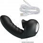 PRETTY LOVE HOBGOBLIN FUNDA VIBRADORA PARA DEDO 12 VIBRACIONES ESTIMULADOR CLiTORIS NEGRO