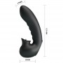 PRETTY LOVE HOBGOBLIN FUNDA VIBRADORA PARA DEDO 12 VIBRACIONES ESTIMULADOR CLiTORIS NEGRO