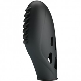 PRETTY LOVE GILO VIBRADOR DE DEDO SILICONA NEGRO