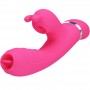 PRETTY LOVE PHOENIX VIBRADOR RABBIT MULTIFUNCIoN ROSA