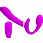 PRETTY LOVE THUNDERBIRD VIBRADOR DOBLE STRAP ON CONTROL REMOTO MORADO